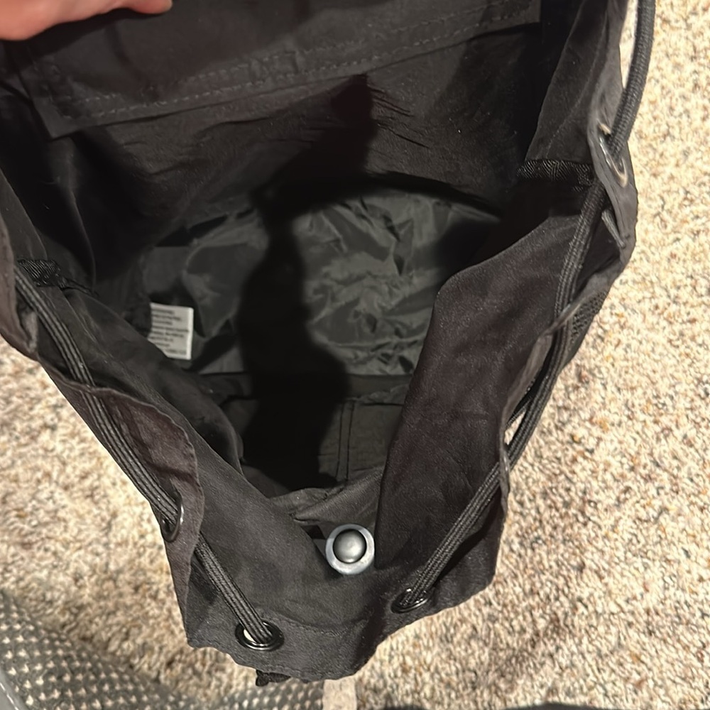 Pink Black Drawstring Backpack - image 6